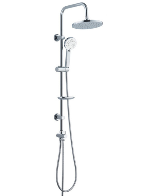 YOROOW High Pole Shower Set, Showerhead Top Spray Handheld Shower Set