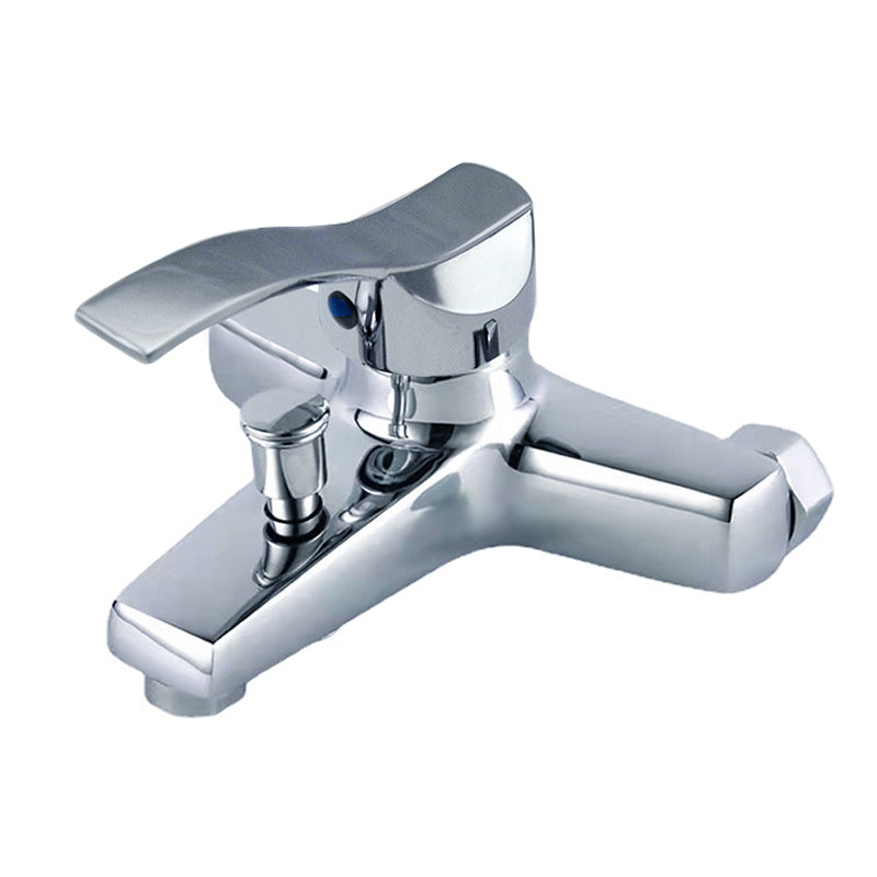 China Supplier High Quality Low Price Zinc Body Wall Mounted Bathroom Bathtub Faucet Cold and Hot Shower Faucet Mixer