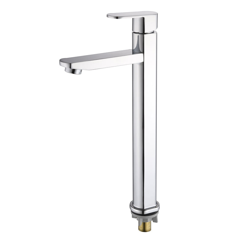 Tall Body Single Handle Zinc Body Cold Water Basin Faucet
