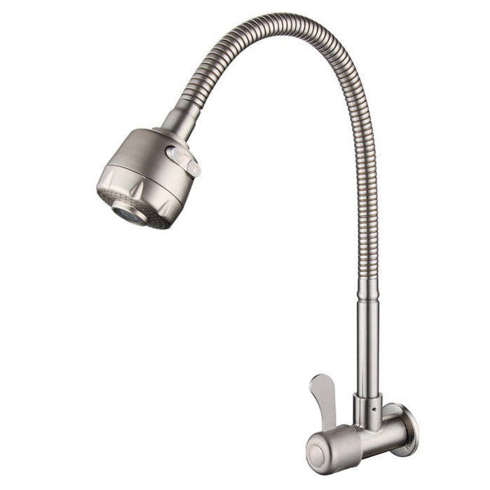 Chinese faucet supplier offers high-quality and cost-effective wall mounted 304 steel kitchen sink faucets