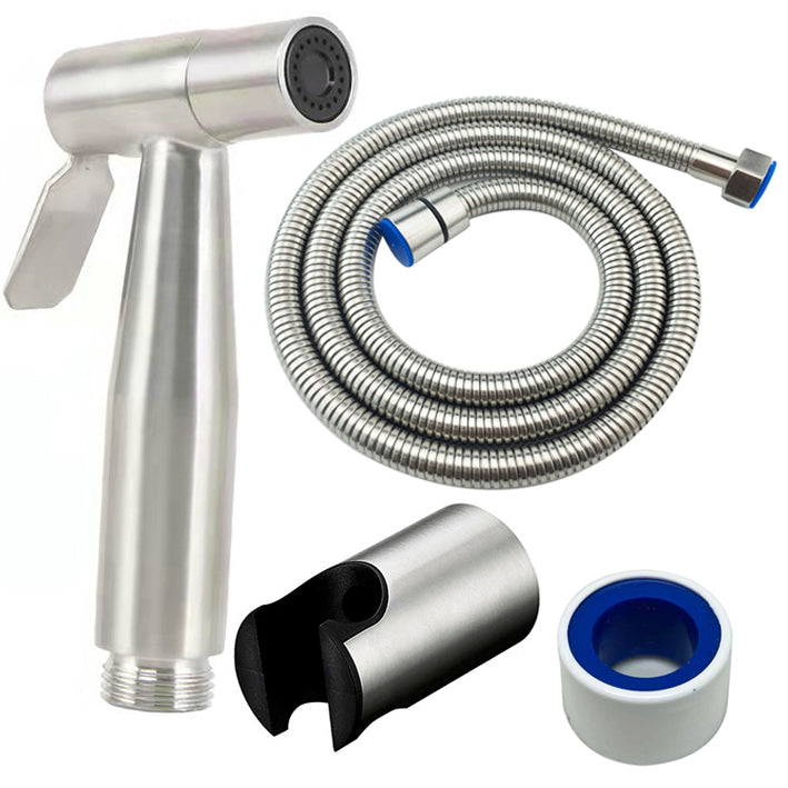 YOROOW Stainless Steel Brushed Bidet Sprayer with Flexible Hose Sets