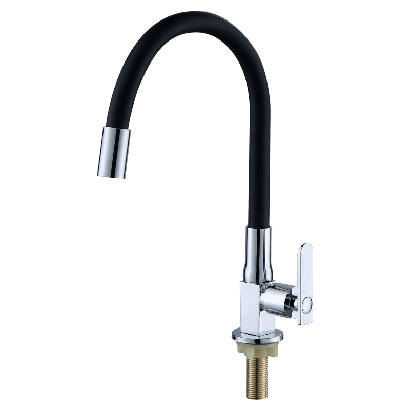 YOROOW Stainless Steel Flexible Hose Single Cold Kitchen Faucet