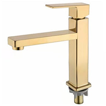 Zinc golden waterfall basin faucet deck installation, bathroom basin faucet mixer