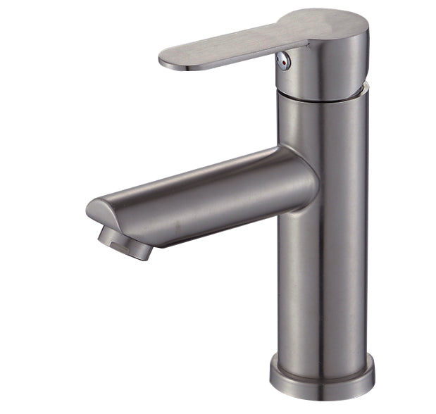 YOROOW Gun-gray Stainless Steel Basin Faucet Mixer
