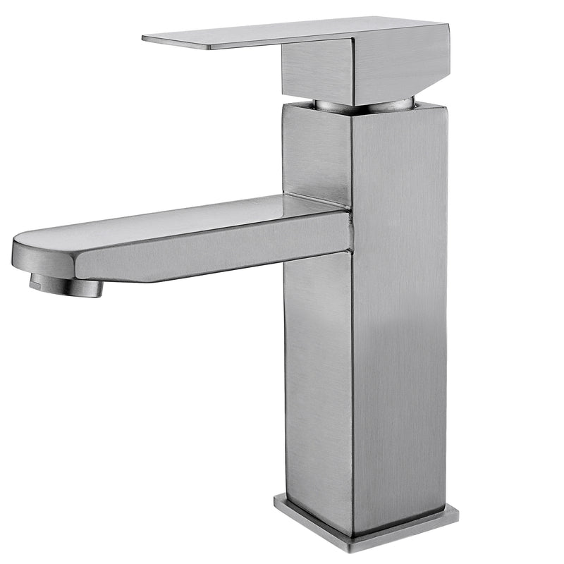 YOROOW Brushed Stainless Steel Basin Faucet Mixer