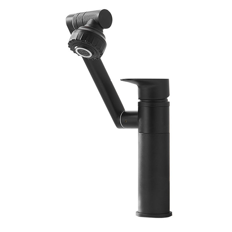YOROOW 304SUS Adjustable Black Basin Faucet Mixer