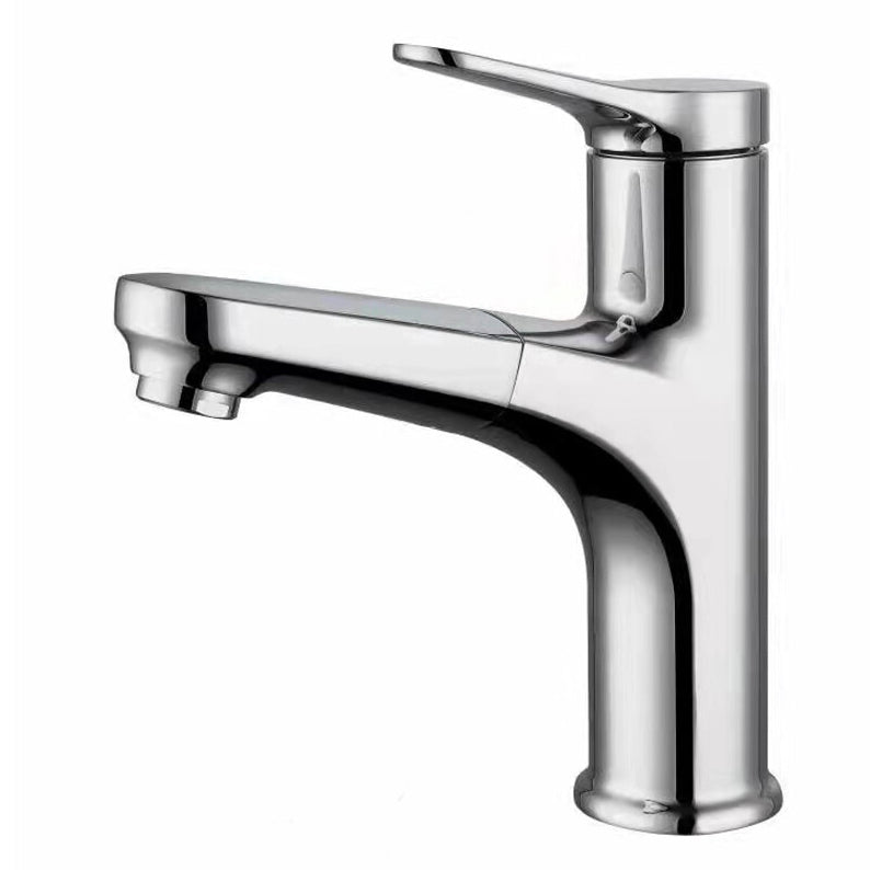 YOROOW zinc basin faucet mixer pull-out anti spray bathroom basin faucet