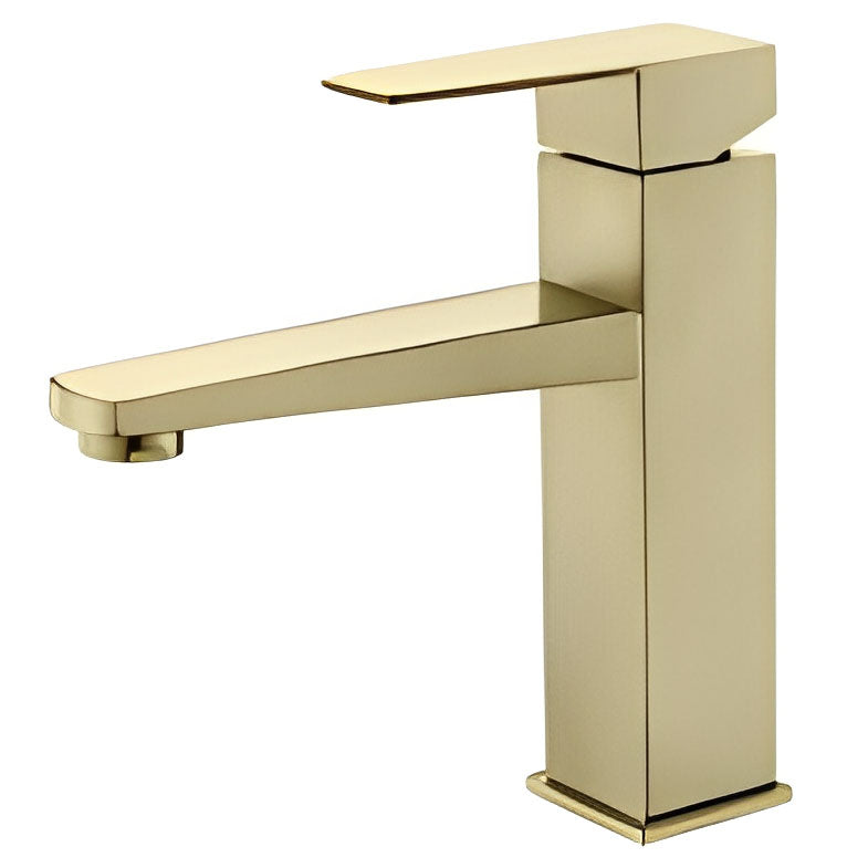 YOROOW Gold Square Stainless Steel Basin Faucet Mixer