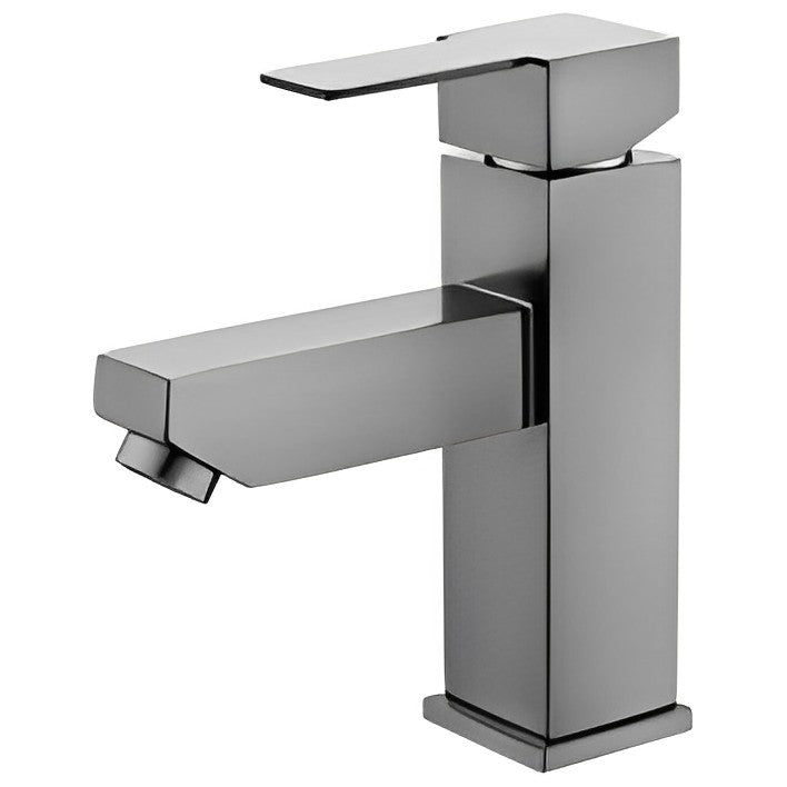 YOROOW Stainless Steel Square Basin Faucet Chrome Plated Quick Open Bathroom Basin Faucet Mixer