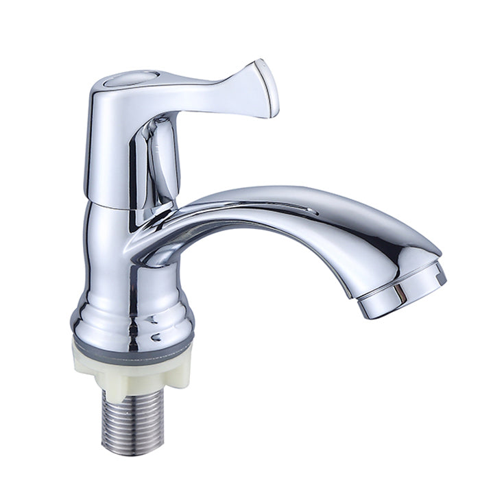 YOROOW Chrome Plated Zinc Single Cold Water Basin Faucet