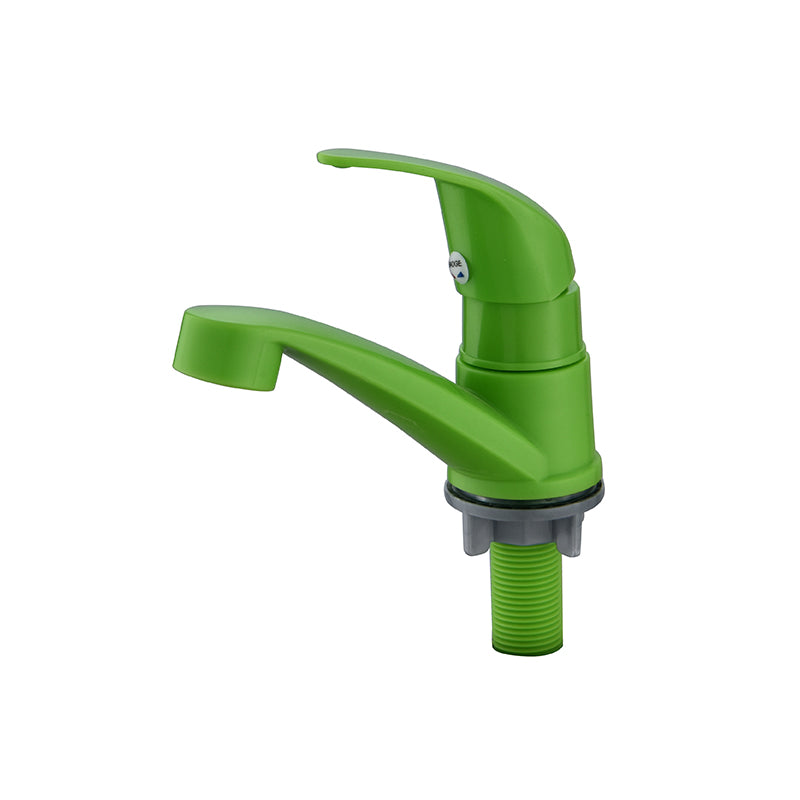 YOROOW Green Plastic Single Cold Basin Faucet