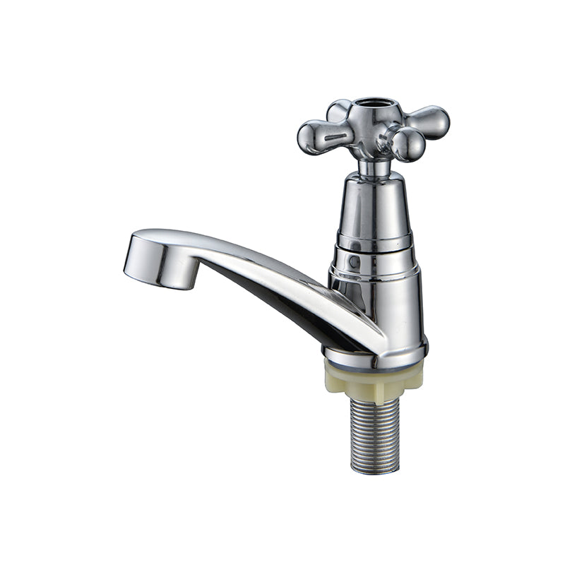YOROOW Single Cold Chrome Plated Plastic Basin Faucet