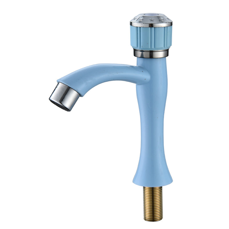 YOROOW Blue Single Cold Plastic Basin Faucet