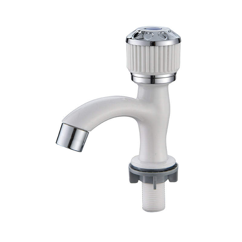 YOROOW White Single Cold Plastic Basin Faucet