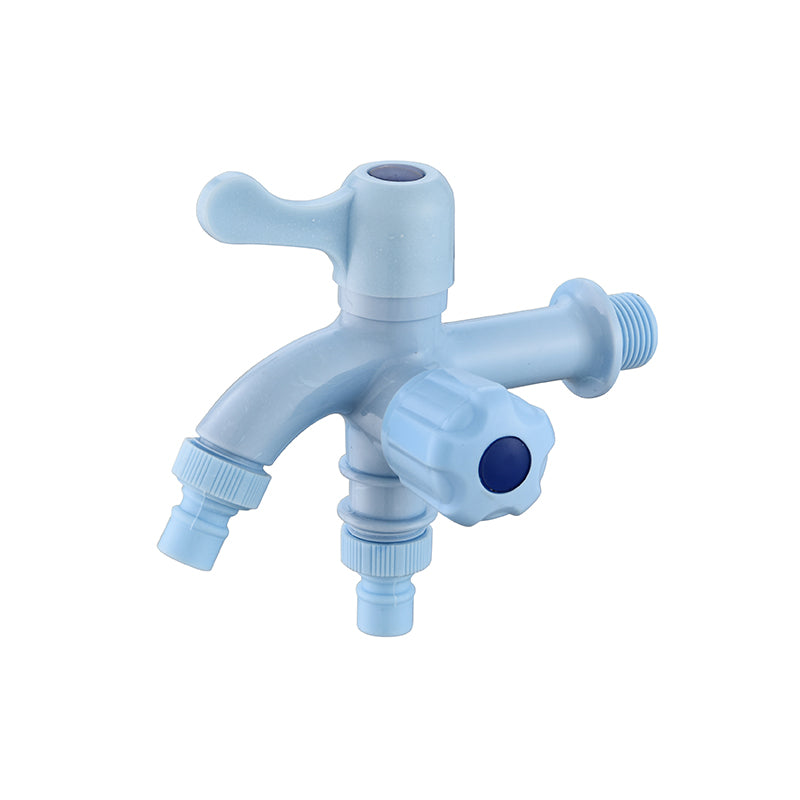 YOROOW Blue Plastic Single Cold Basin Faucet
