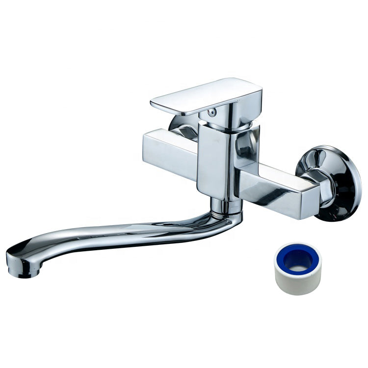 YOROOW High Quality Wall Mounted Alloy Shower Faucet Alloy Body Handle Bathtub Faucet Bathroom Mixer