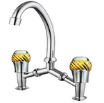 Zinc plating faucet countertop installation, OEM manufacturer of cold and hot water bathroom basin faucet