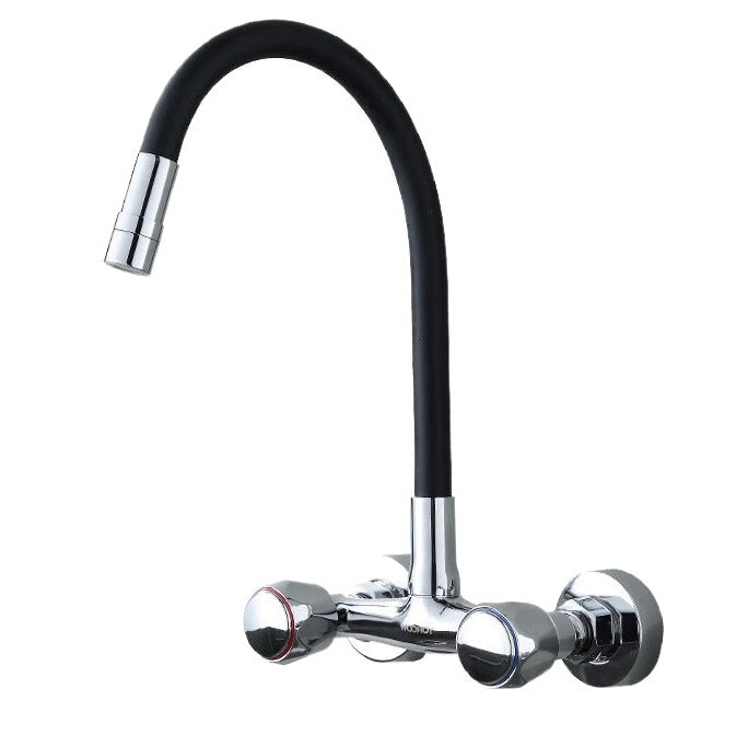 YOROOW black zinc kitchen faucet flexible hose quick open kitchen faucet mixer