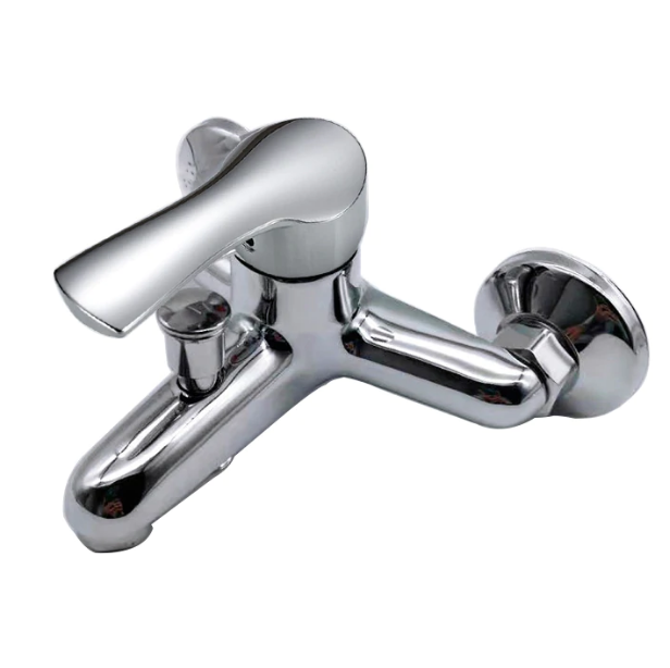 YOROOW High Quality Wall Mounted Alloy Polished Square Shower Faucet Alloy Handle Triple bathtub faucet Bathroom Mixer