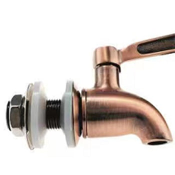 YOROOW Rose Gold Stainless Steel Beer Tap Drink Dispenser Quick Open Lake Free Spigot Tap
