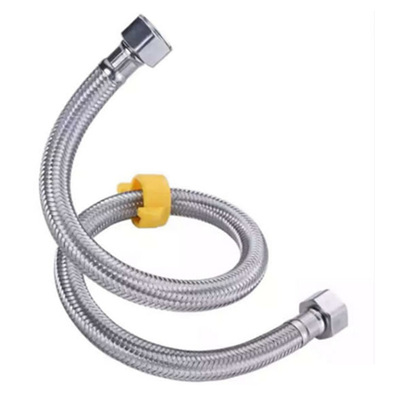 30/50/70/90cm-Stainless Steel Braided Flexible Hose with G1/2 S.S Nuts*G1/2 S.S Nuts