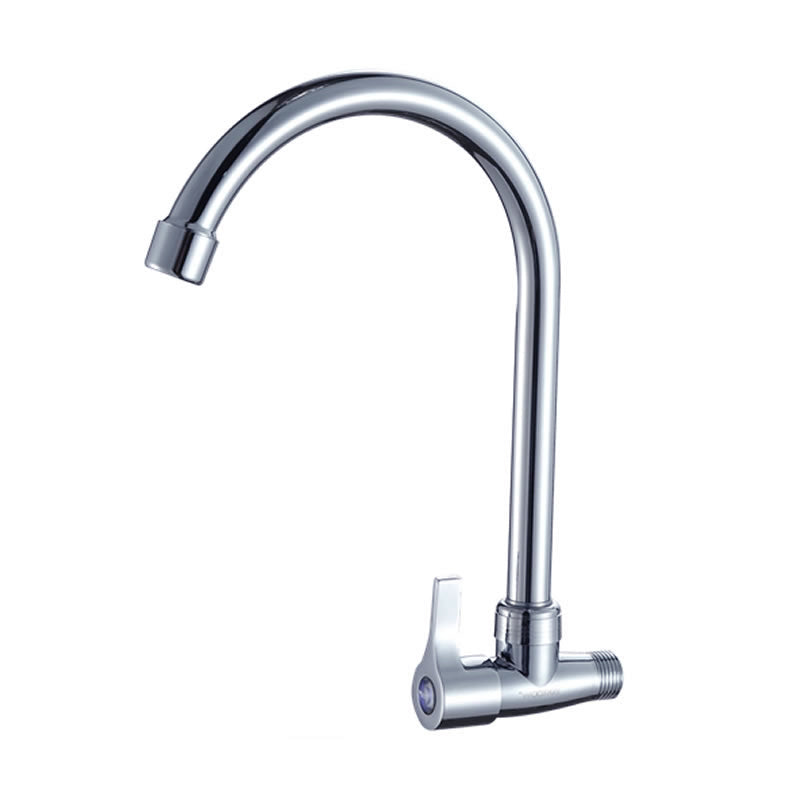 China Sanitary Ware Zinc Handle Kitchen Faucet New Design Wall Mounted Pull out Zinc Body Kitchen Sinks Faucet