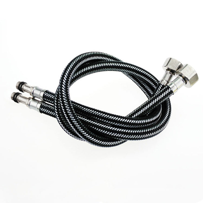 50/60/70/80cm-Aluminium Alloy Braided Flexible Hose with G1/2 Iron Nuts*G1/2 Iron Joint