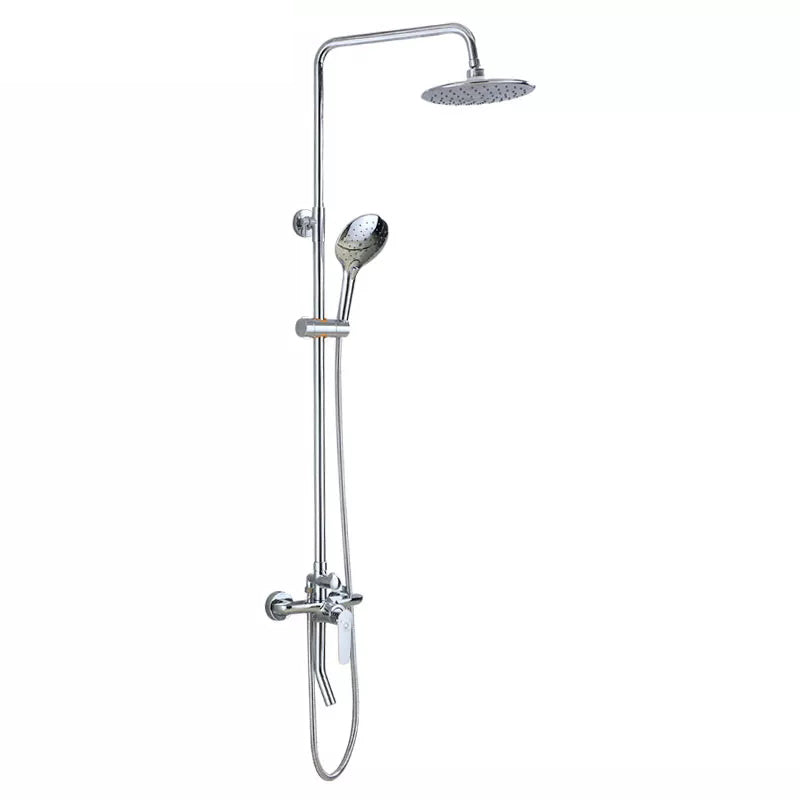 YOROOW High Quality Rainfall Hot and Cold Water Brass Body Shower Faucet Sets with Spray Gun Wall Mounted Bathroom Shower Sets