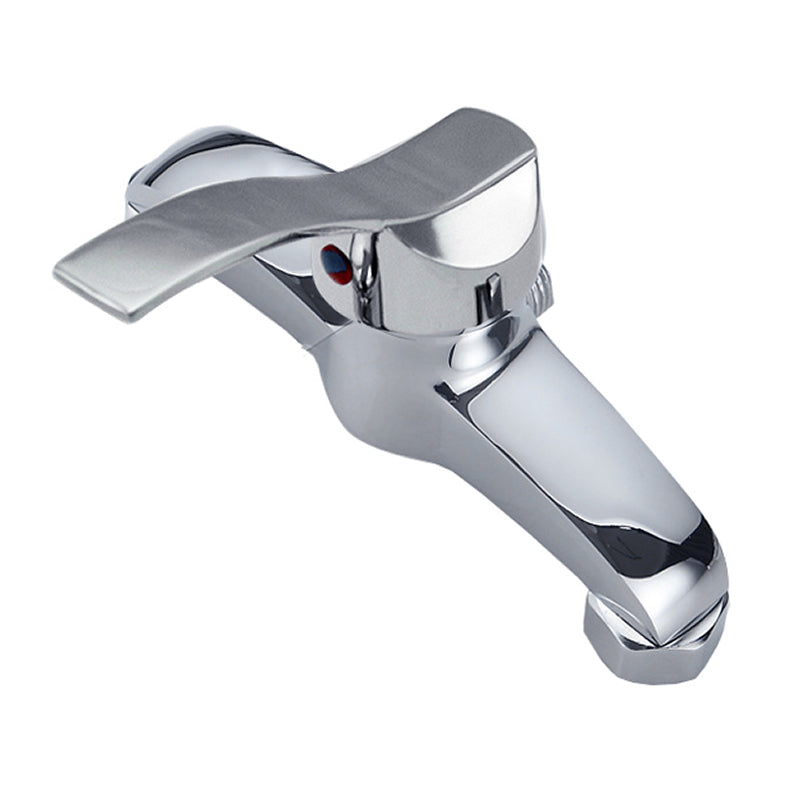 Good Quality Wall Mounted Chrome Polished Square Body Shower Faucet Zinc Body Zinc Handle Bathtub Faucet Mixer for Bathroom