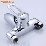 YOROOW China Supplier High Quality Zinc Body Wall Mounted Bathroom Bathtub Faucet Cold and Hot Shower Faucet Mixer