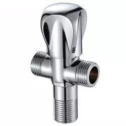 YOROOW Electroplated Brass Valve Double Outlet Zinc Angle Valve