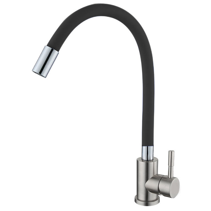 YOROOW Black 304SUS Kitchen Faucet Flexible Hose Quick Open Kitchen FAucet Mixer