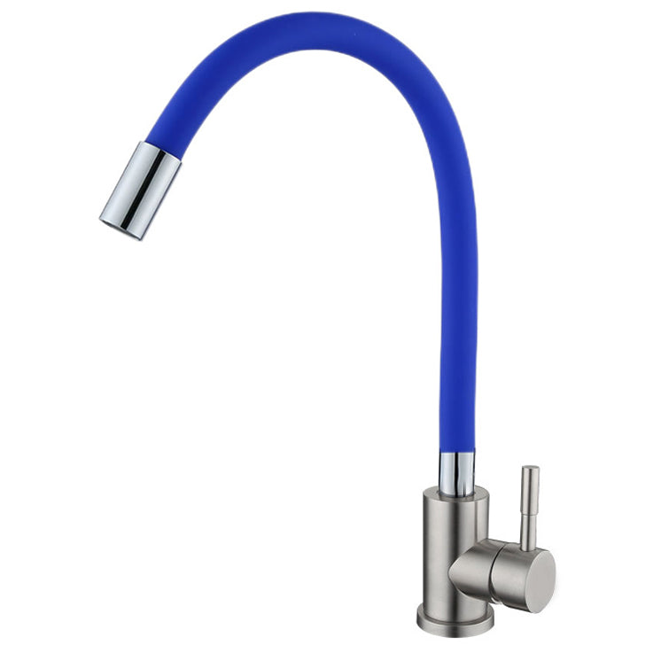YOROOW Blue 304SUS Kitchen Faucet Flexible Hose Quick Open Kitchen Faucet Mixer
