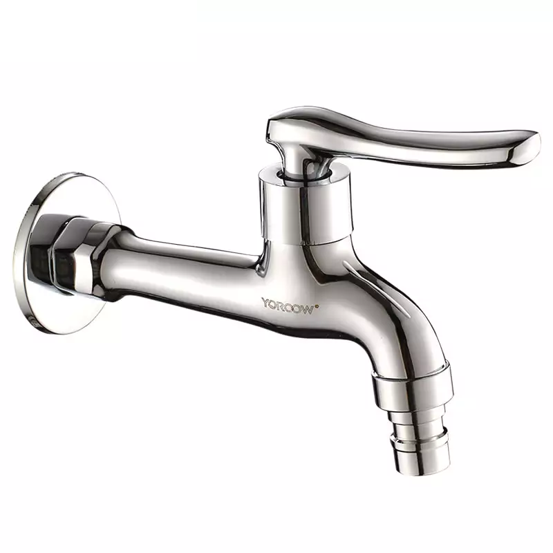 YOROOW Faucet Manufacturer Widely Spread Brass Cartridge Polished Zinc Body Bibcock Taps