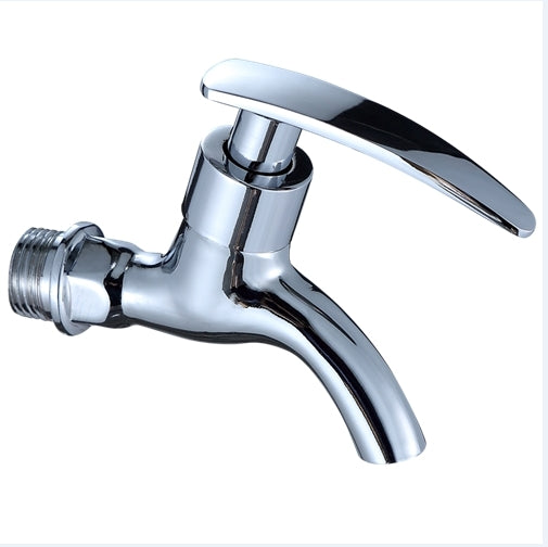 YOROOW New Design Chrome Wall Mounted Water Taps for Washing Machine Faucet Quick Open Zinc Body Bibcock