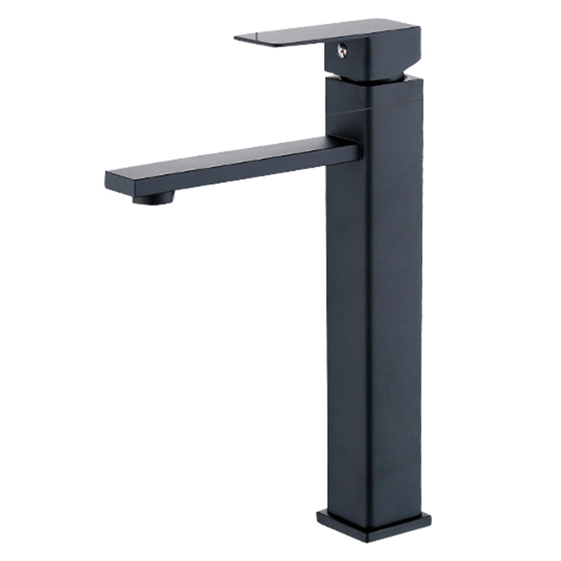 Black Color Tall Body 304 Stainless Steel Basin Faucet Mixer