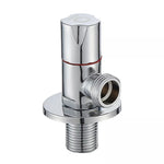 YOROOW Sanitary Manufacturer OEM Wall Mounted Toilet Water Angle Stop Valve 1/2inch*1/2inch Zinc Angle Valve for Bathroom