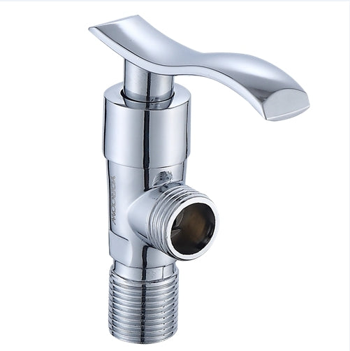 YOROOW Sanitary Manufacturer Application In Wall Quick Open Zinc Angle Valve with Chrome Plated