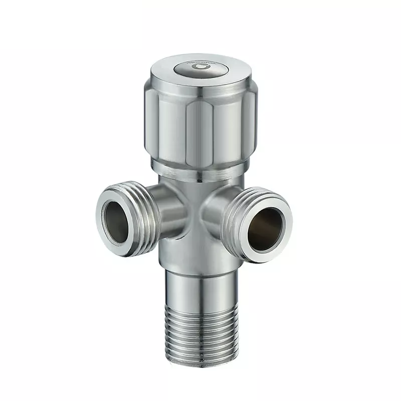YOROOW China Manufacturer Zinc Angle Valve High End Double Way Water Control Wall Mounted Angle Valve