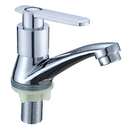 YOROOW Saniary Ware Fittings Faucet Deck Mounted Single Hole Zinc Body Cold Water Pull Out Zinc Basin Faucet for Bathroom