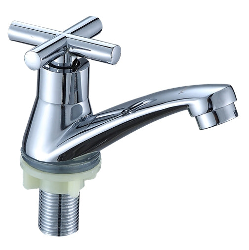 YOROOW Good Quality Deck Mounted Zinc Handle Zinc Body Cold Water Chrome Waterfall Wash Basin Faucet for Bathroom