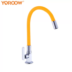 China Faucet Manufacturers Zinc Body Colorful Kitchen Faucet Pull Out Flexible Hose Cold Water Kitchen Sink Faucet