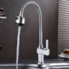主图_3 Factory Supplier Single Cold Kitchen Faucet Contemporary Zinc Gourmet Water Tap with Deck Mounted Extension Kitchen Sink Taps