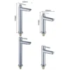 2024122107320466 Rubinetto moderno per lavabo sanitario a un foro Rubinetti termostatici e dosati SUS201 Rubinetto per lavabo a una mano Prezzo conveniente
