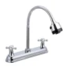 2024122208275256-300x300-1 Rubinetto da cucina moderno a una maniglia con montaggio a ponte e rubinetto per lavabo per acqua calda e fredda con finitura placcata a doppio foro