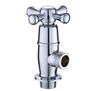 Modern Design 1/2" Zinc Material Angle Valve Faucet Accessory for Home Garden for Bathroom and Kitchen Use