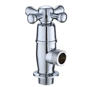 Modern Design 1/2" Zinc Material Angle Valve Faucet Accessory for Home Garden for Bathroom and Kitchen Use