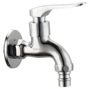 Buen precio de aleación de hierro fundido Bibcock grifo acabado en cromo montado en la pared de latón producto de calidad para los accesorios del grifo de agua