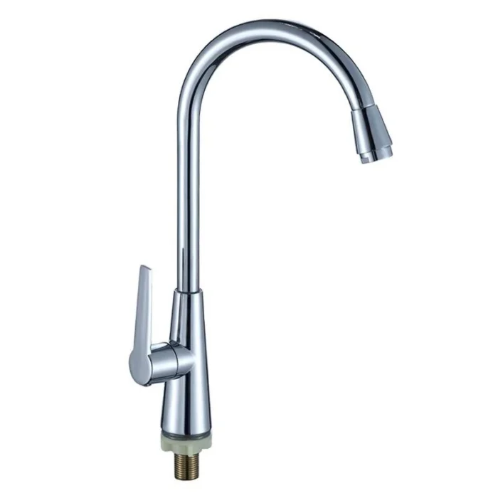 Venda direta da fábrica Torneira de cozinha com design moderno e frio único Torneira de cozinha com torneira montada no convés Premium