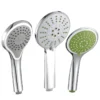 2025010205474326 Moderno rubinetto da lavabo in plastica ABS cromata di Cupc Popular Doccia a mano a 3 funzioni con soffione a pioggia a 5 getti per il bagno